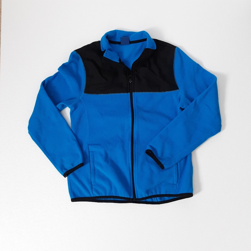 PONY  Fleece Sweatshirt Blue Black Size Small